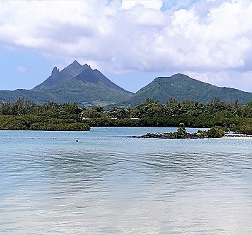 Africa, Mauritius, View at the Beach