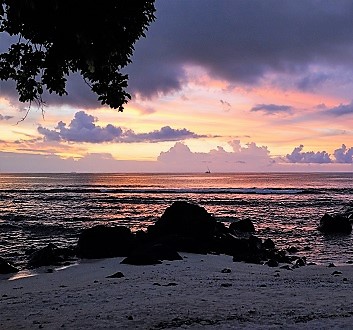 Africa, Mauritius, Sunset