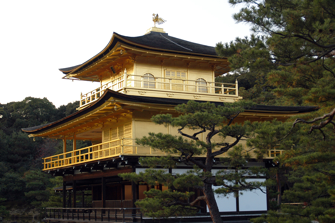 Japonia, Kioto, Świątynia Kinkakuji, Świątynia Złotego Pawilonu