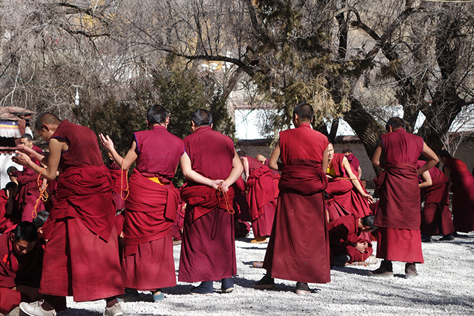 Tibet, Monks at Sera Monastery