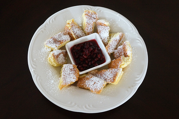 德国, 巴伐利亚, Kaiserschmarrn 煎饼 & 石榴果酱