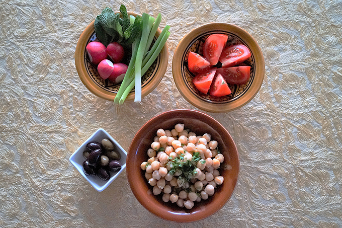 Lebanon, Chickpeas with Citrus Sauce