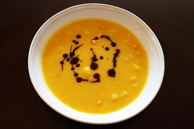 USA, Pumpkin Soup with Pumpkin Seed Oil