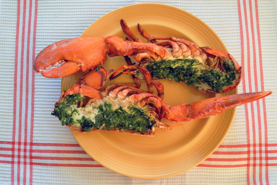 France, Breton Lobster with Herb Butter