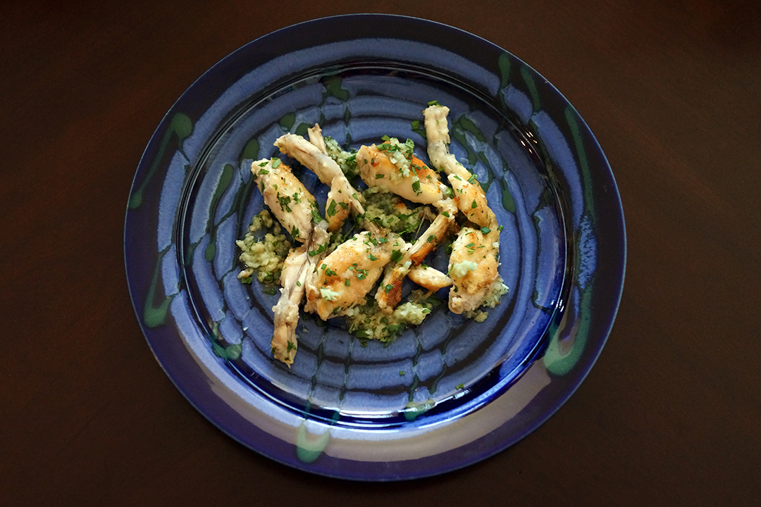 法国, 青蛙腿和柠檬和草本酱