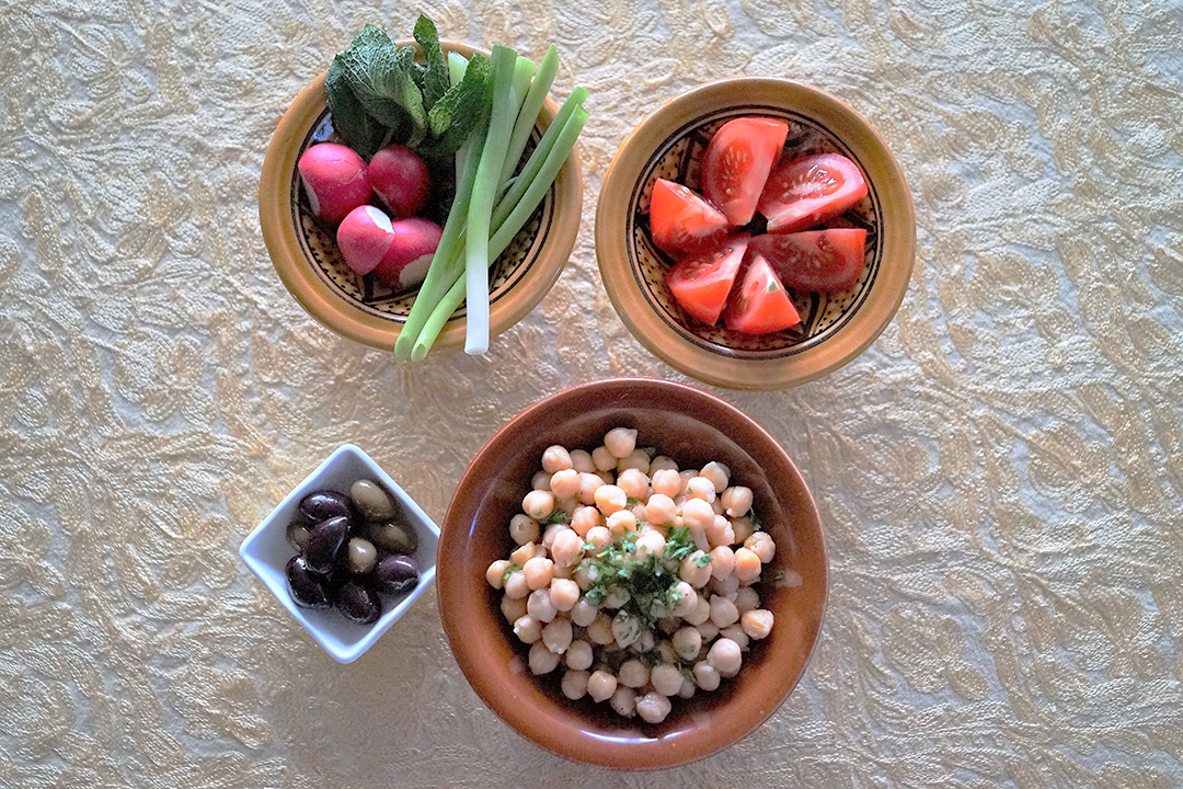 Lebanon, Chickpeas with Citrus Sauce
