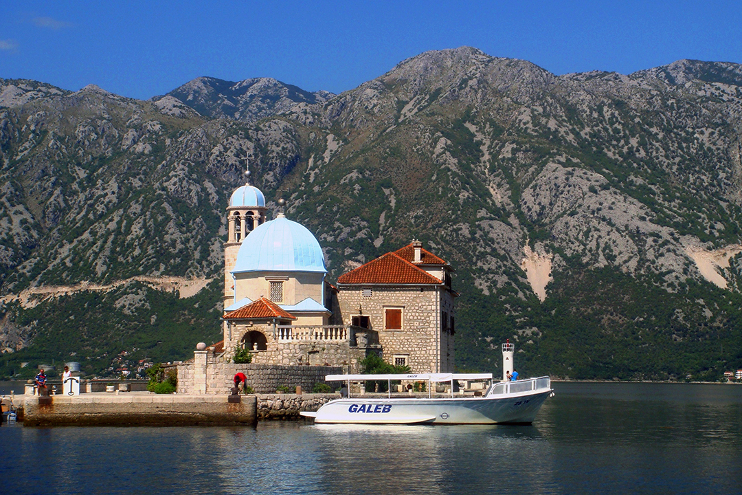 Montenegro, Bay of Kotor, Abbey of Saint George