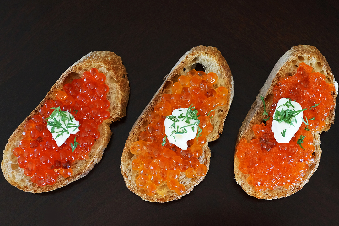 Russia, Red Caviar Tasting