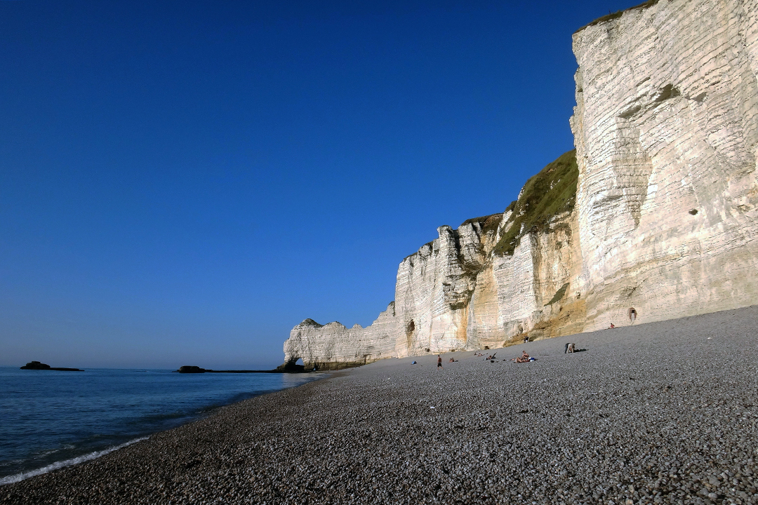 France, Normandy, Etretat Falaise