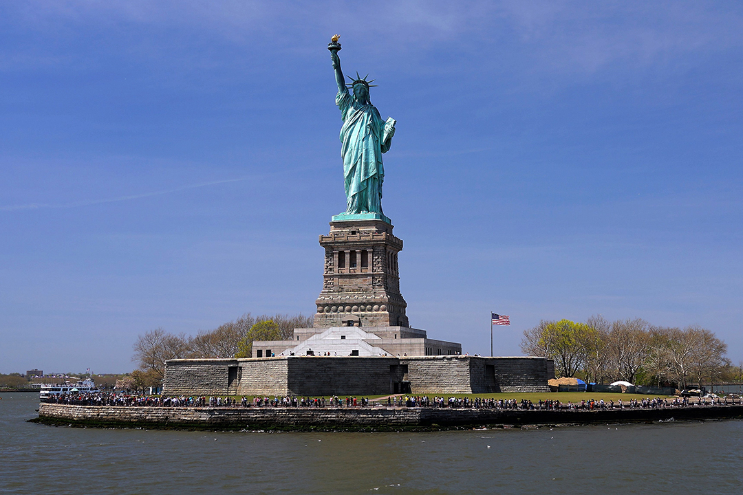 États-Unis, New York, Statue de la Liberté