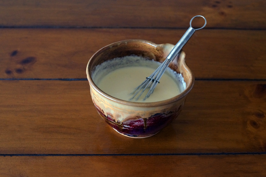 Sour Cream and Egg Mixture