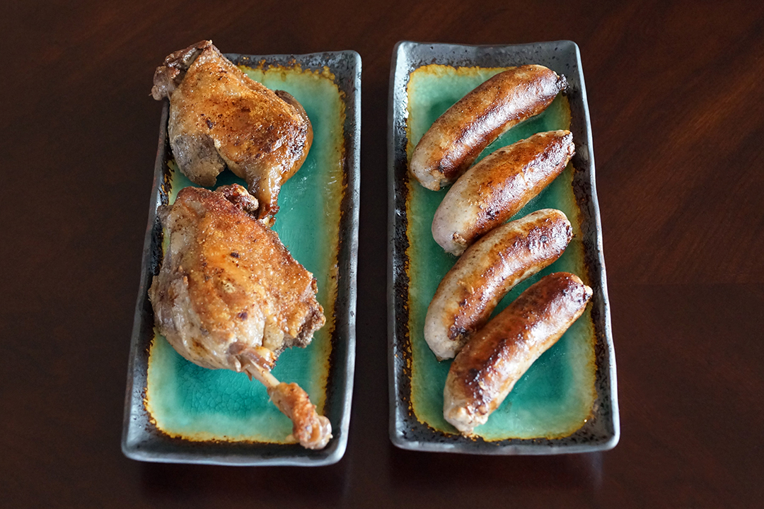 Saucisse de Toulouse, Duck Leg Confit