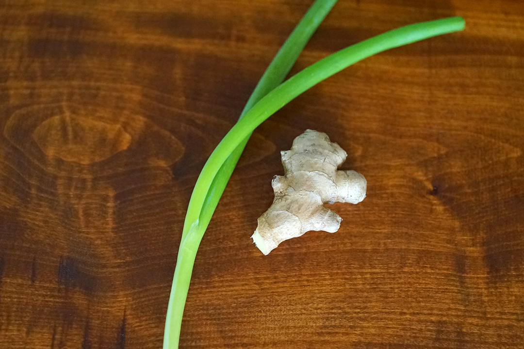 Green Onion, Ginger Root