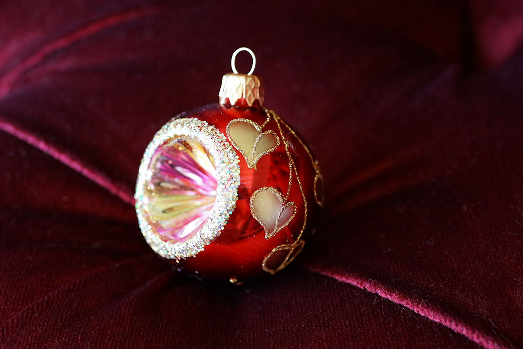 Poland, Red Christmas Balls