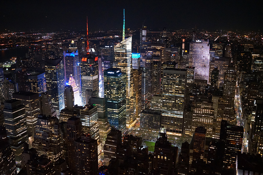 États-Unis, New York, Vue Depuis l'Empire State Building
