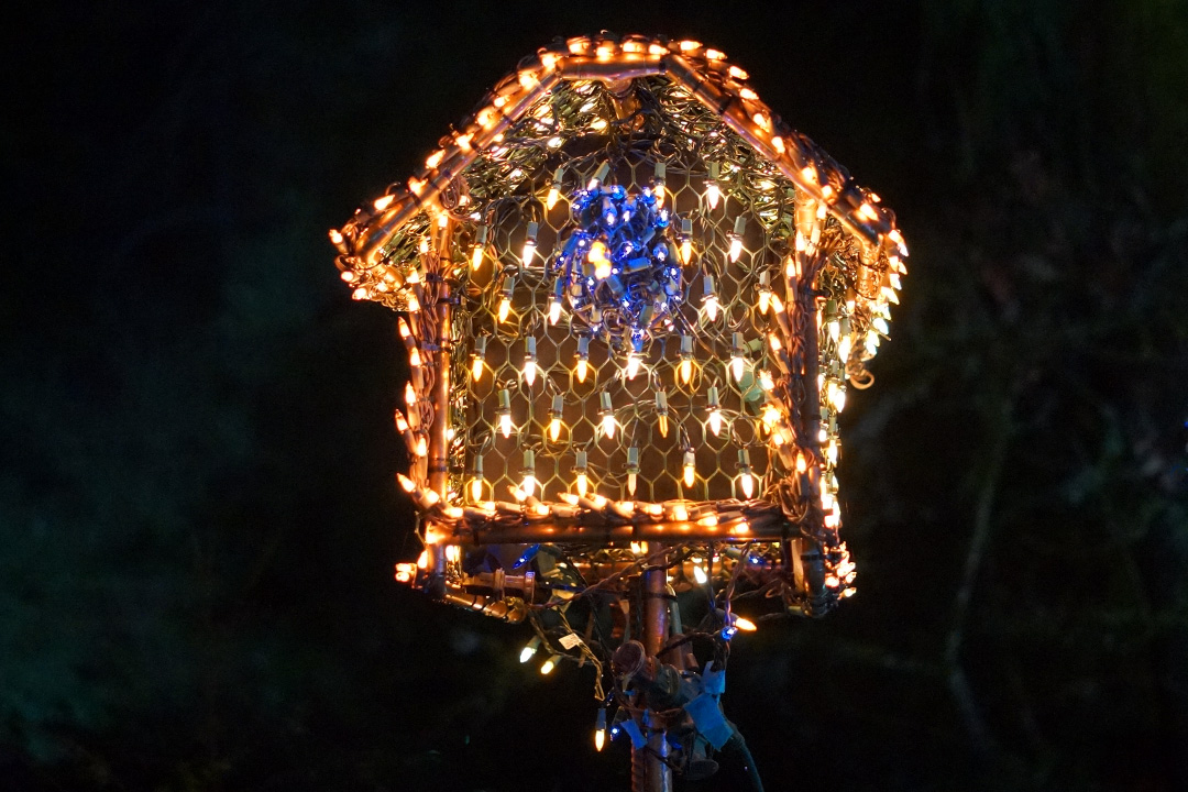 USA, Bellevue Botanical Garden, Lights Display