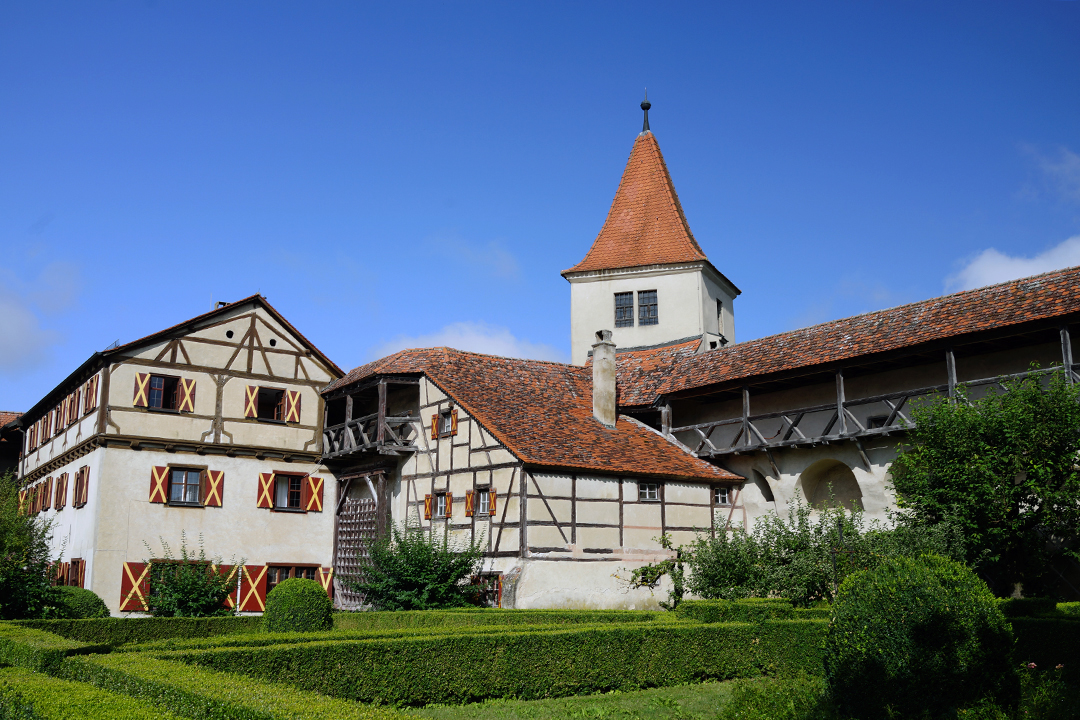 Germany, Bavaria, Harburg Castle
