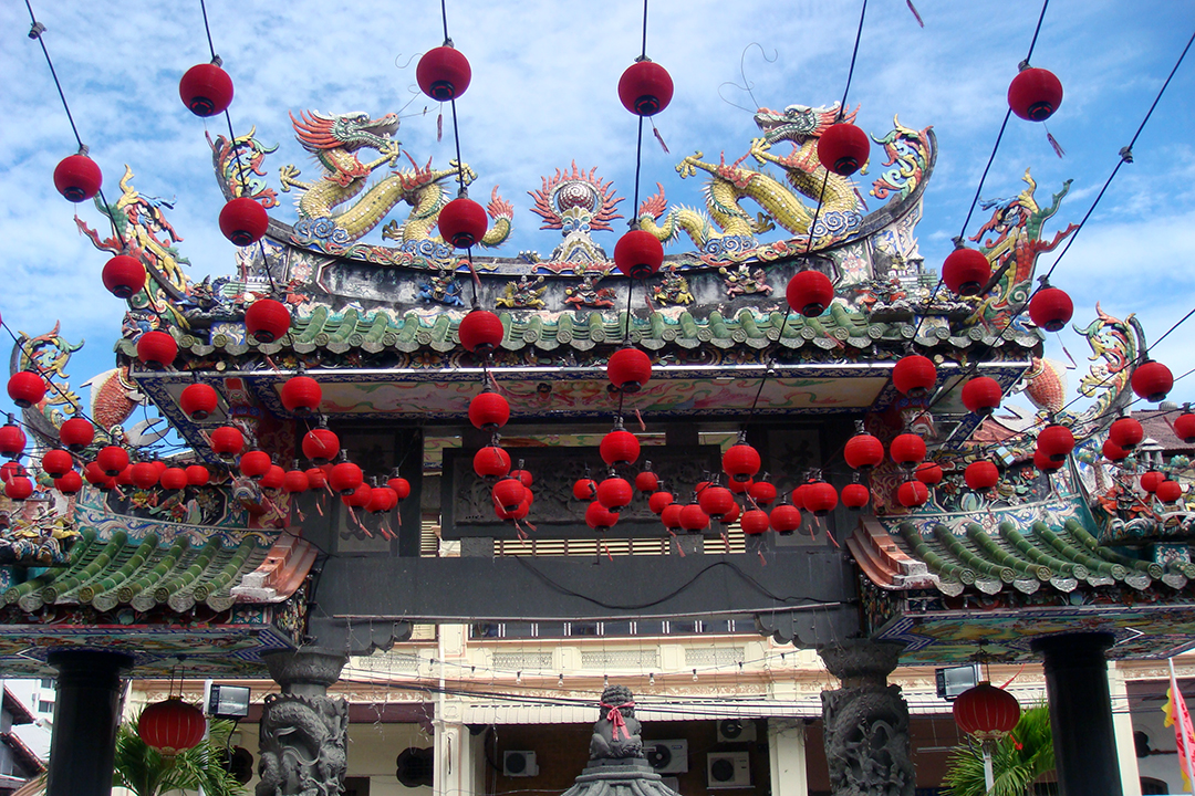 Malaysia, Penang, Hainan Temple