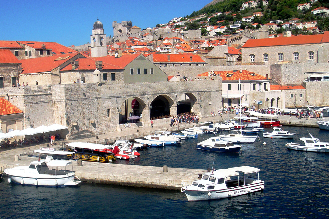 克罗地亚,杜布罗夫尼克,古老的港口