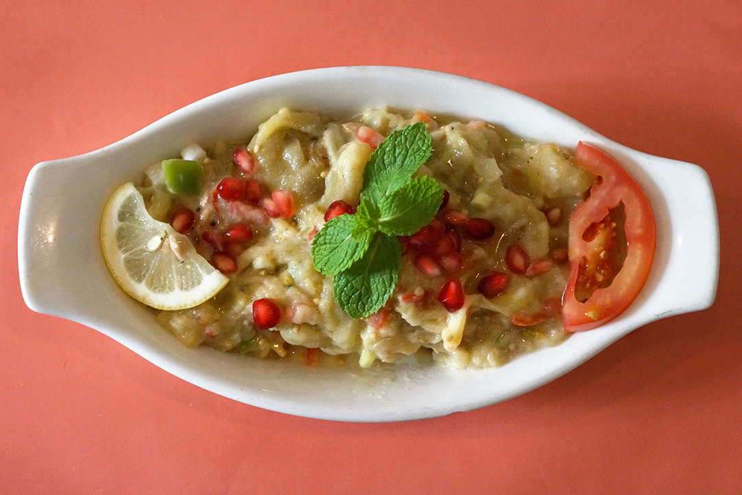 Émirats, Dubaï, Salade d'Aubergines