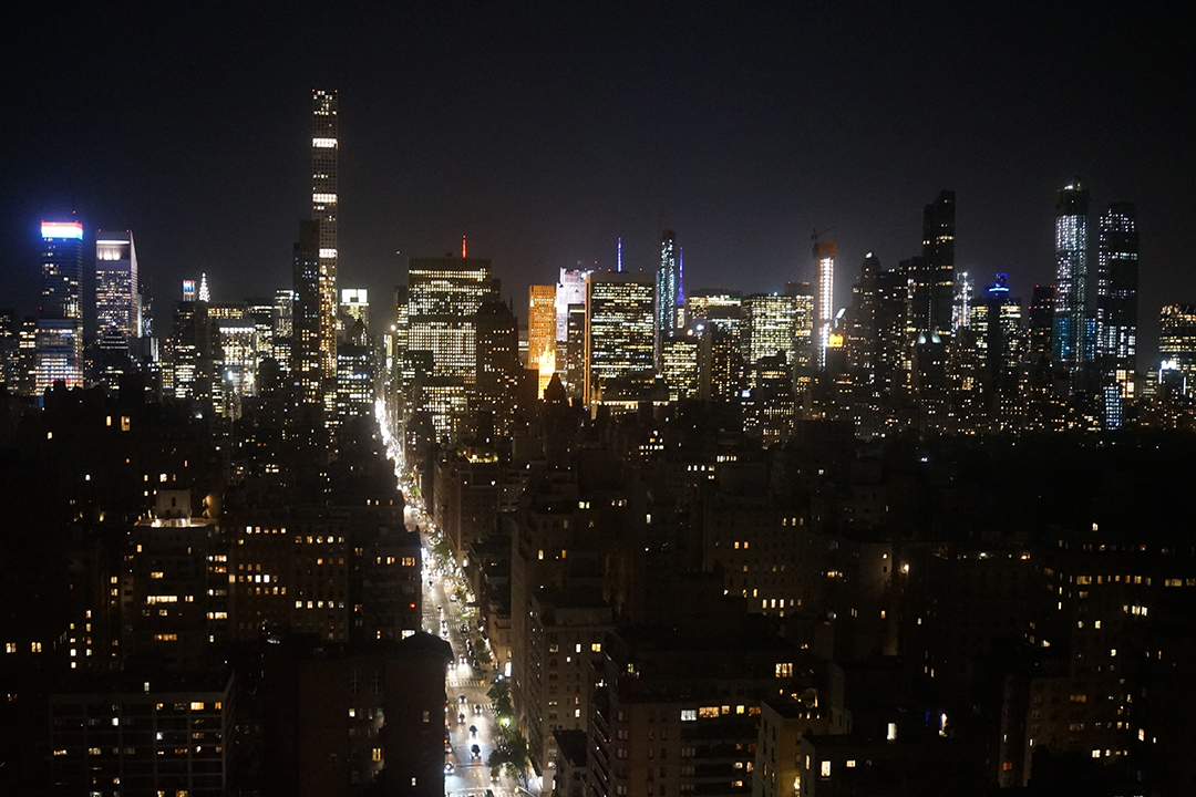 États-Unis, New York, The Carlyle, A Rosewood Hôtel, Vue le Soir