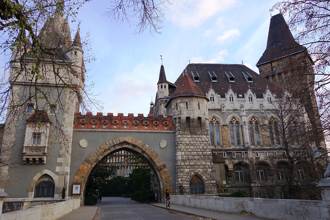 Hungary, Budapest, Vajdahunyad Castle