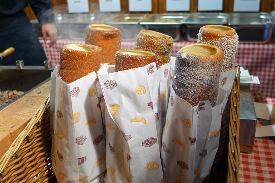 Hungary, Budapest, Kürtőskalács