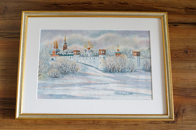 Rosja, Klasztor Zimą