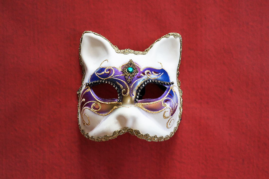 Italy, Venetian Cat Mask