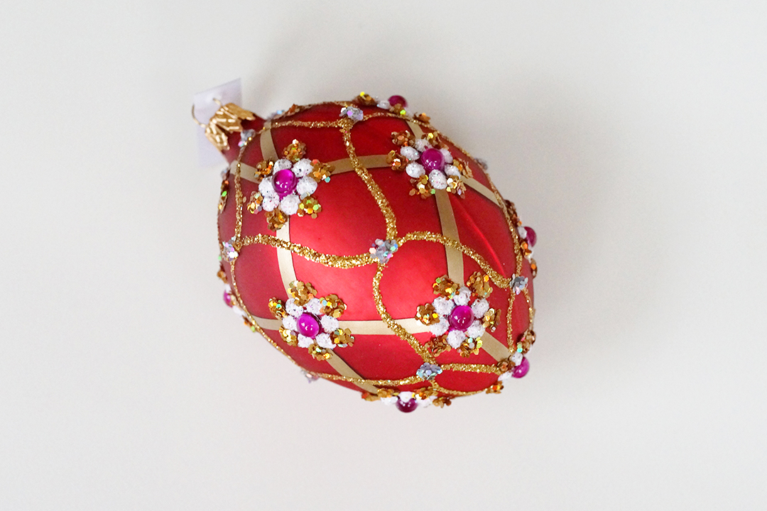 Poland, Glass Egg Ornament