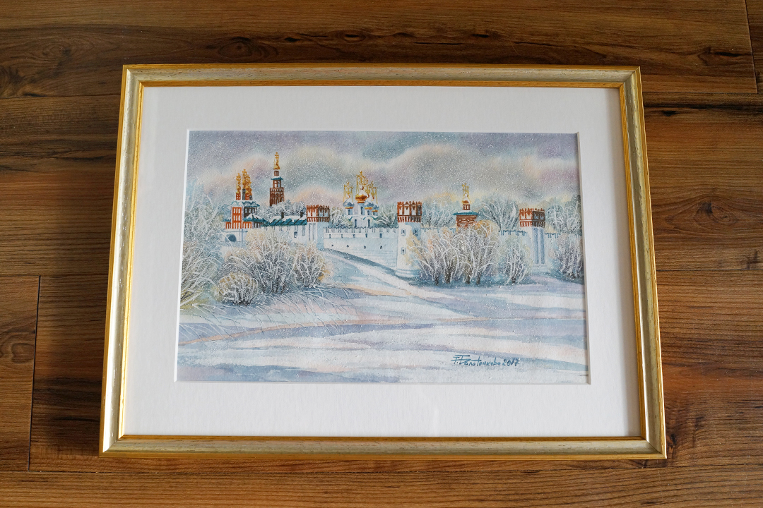 Rosja, Klasztor Zimą