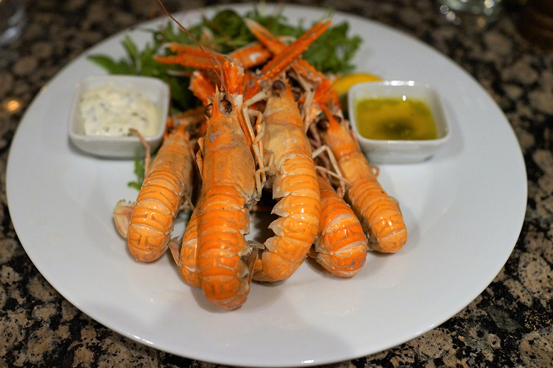 英国、苏格兰, 爱丁堡，海螯虾