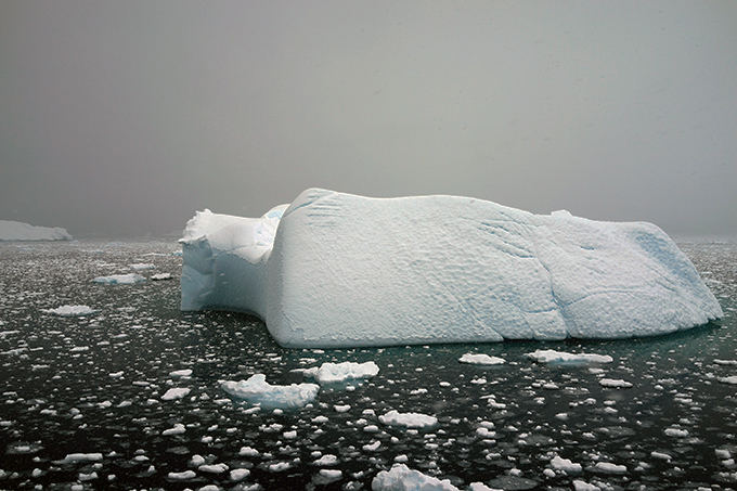 南极洲, 巨大的冰山