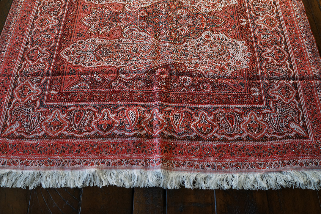 India, Ruby Shawl