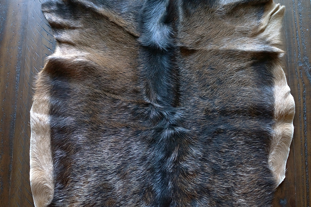 Poland, Brown Goatskin Rug