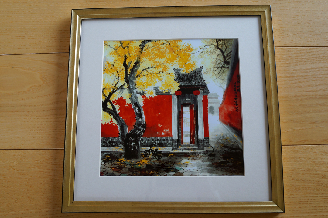 Chiny, Obraz Kwitnących Kwiatów