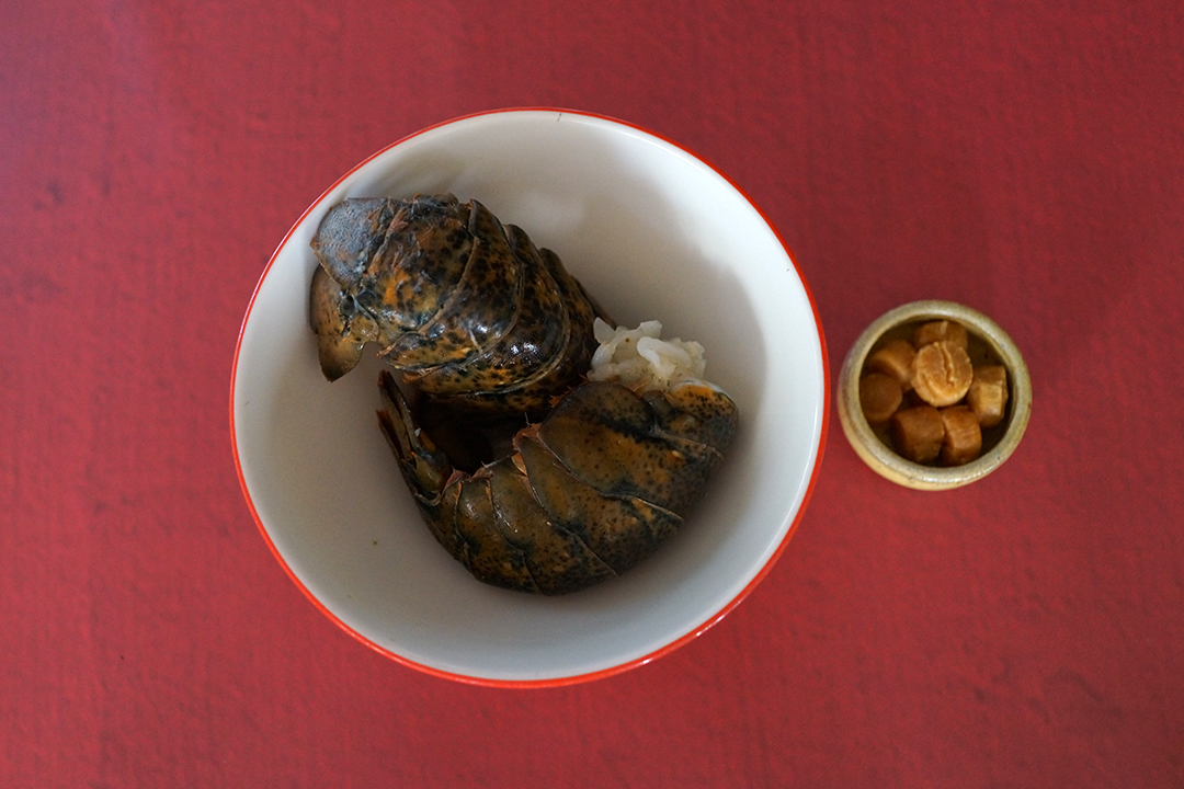 Lobster Tails, Dried Scallops