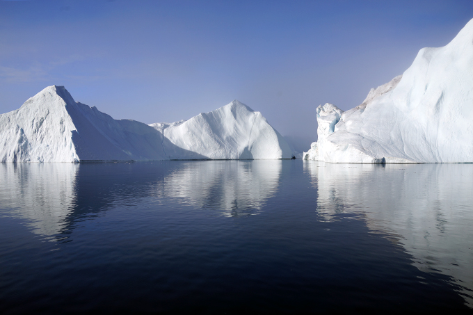 White Giants of Disko Bay in Greenland