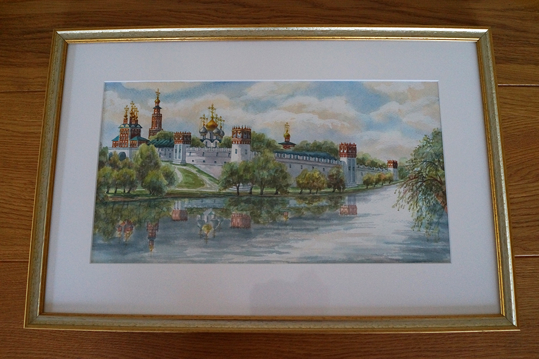 Russia, Monastery in Summer