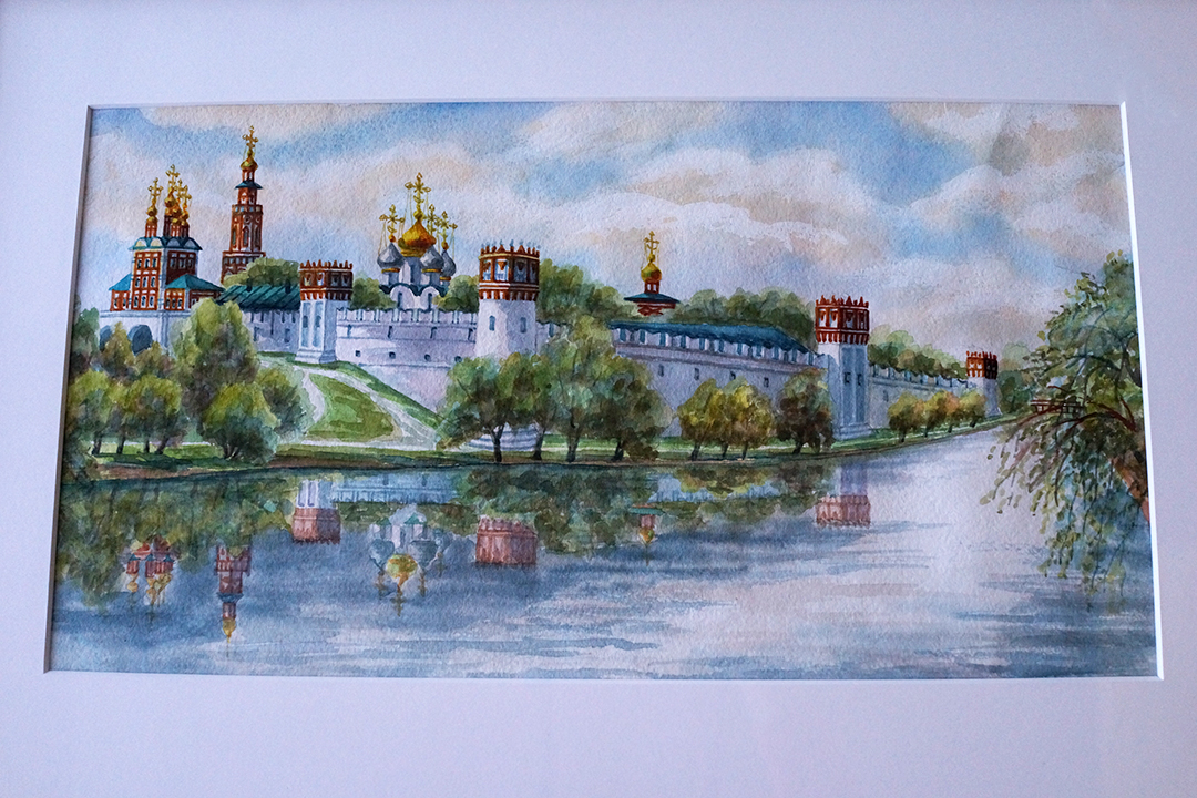 Russia, Monastery in Summer
