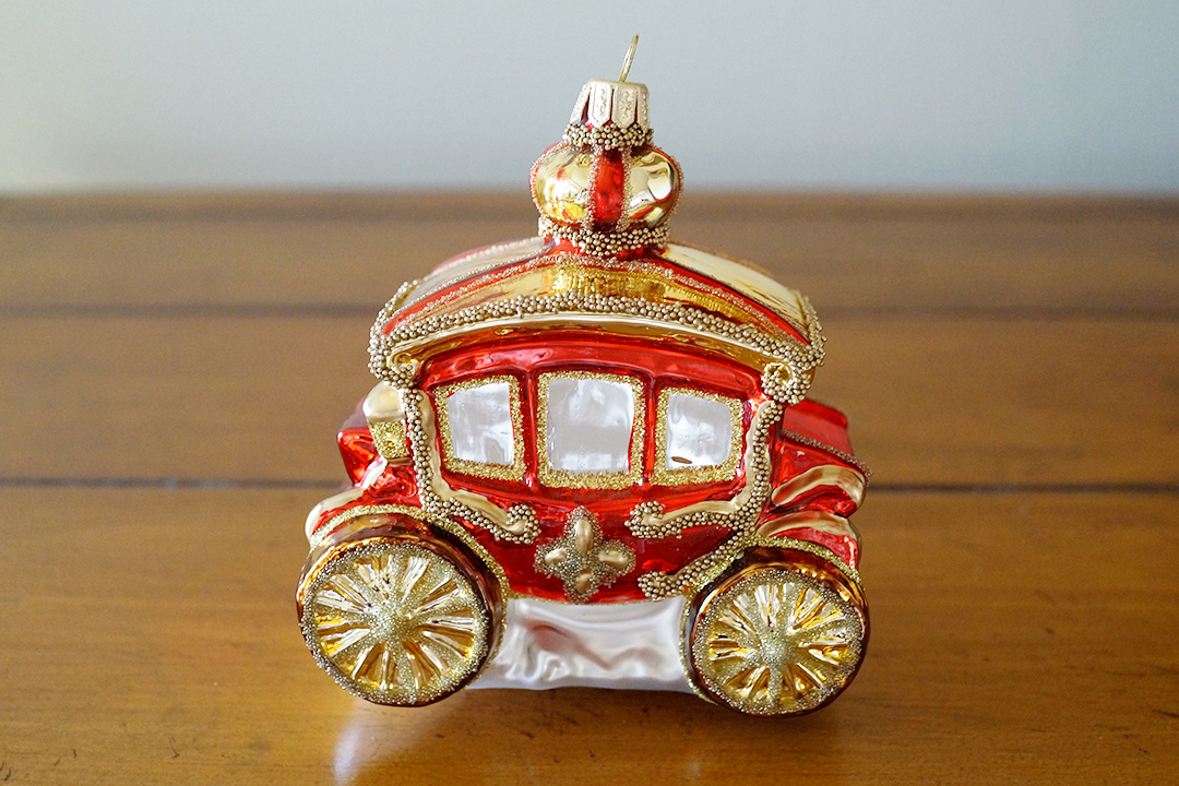 Poland, Carriage Christmas Ornament